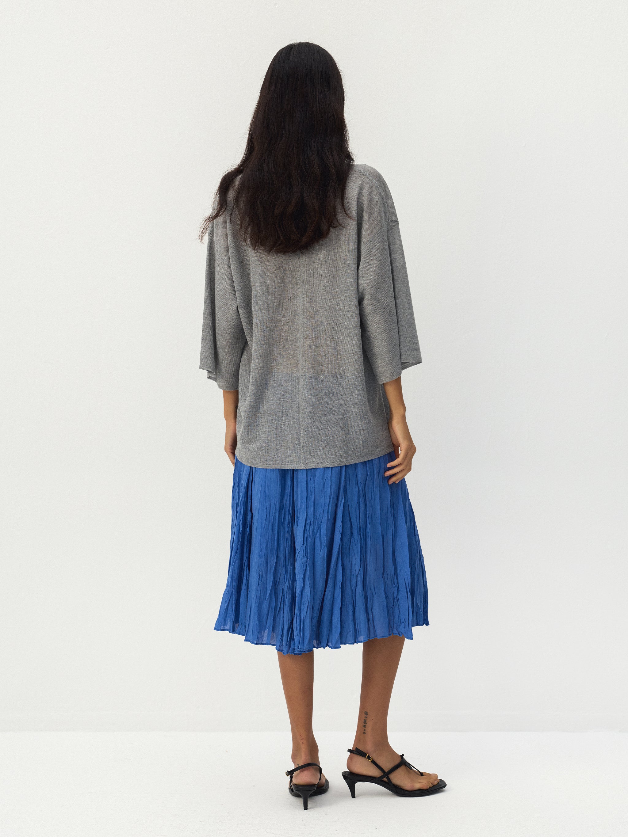 CUBIC Batwing Sleeve Knit Top-6