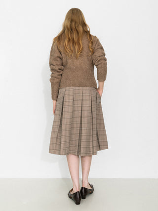 Retro Stand Collar Zip-Up Cardigan