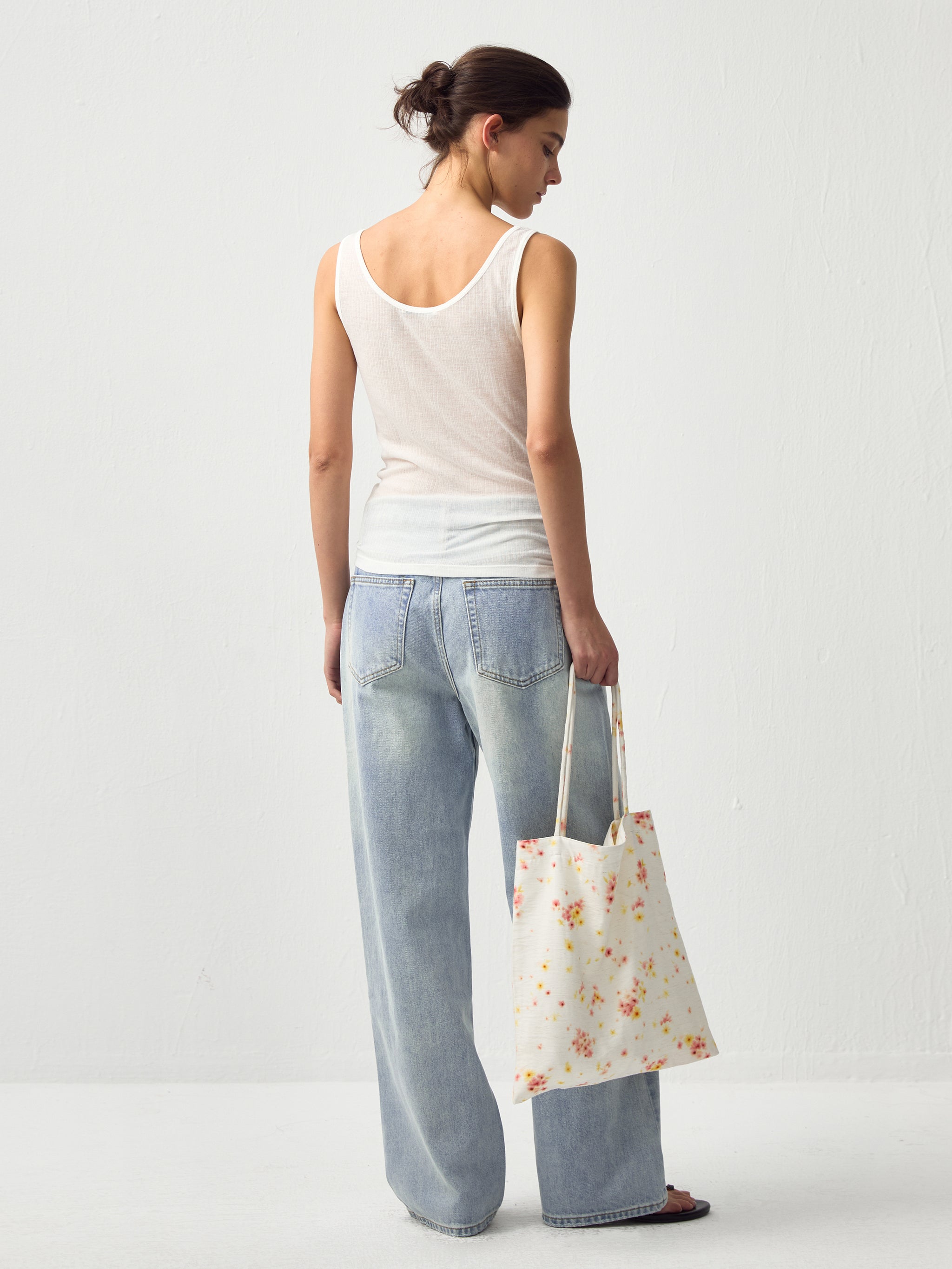 CUBIC Floral Print Shoulder Bag-6
