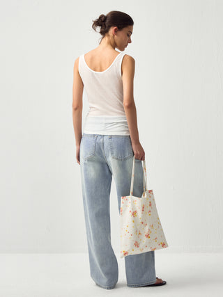 CUBIC Floral Print Shoulder Bag