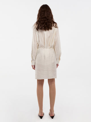 CUBIC Lyocell Polka Dot Skirt