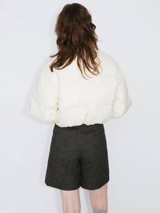 Virgin Wool Cargo Shorts