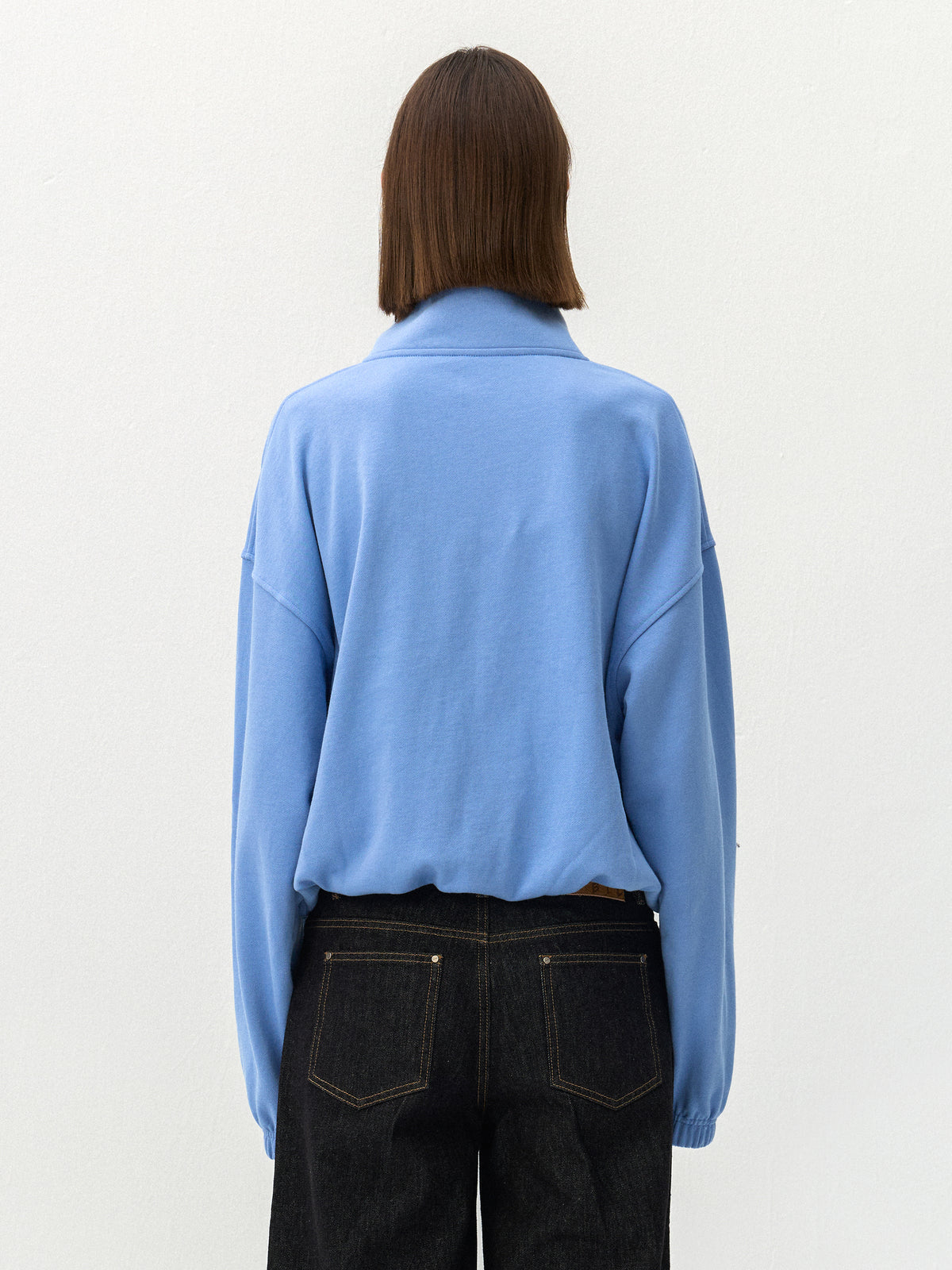 CUBIC 100% Cotton Half Zip Sweatshirt-6