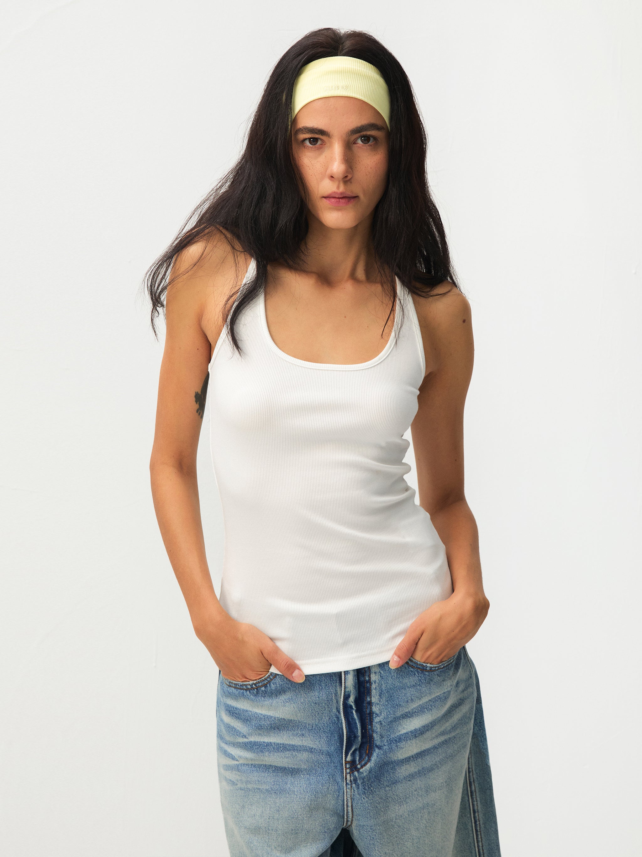 C by CUBIC Slim-Fit Sleeveless Knit Tank Top-17