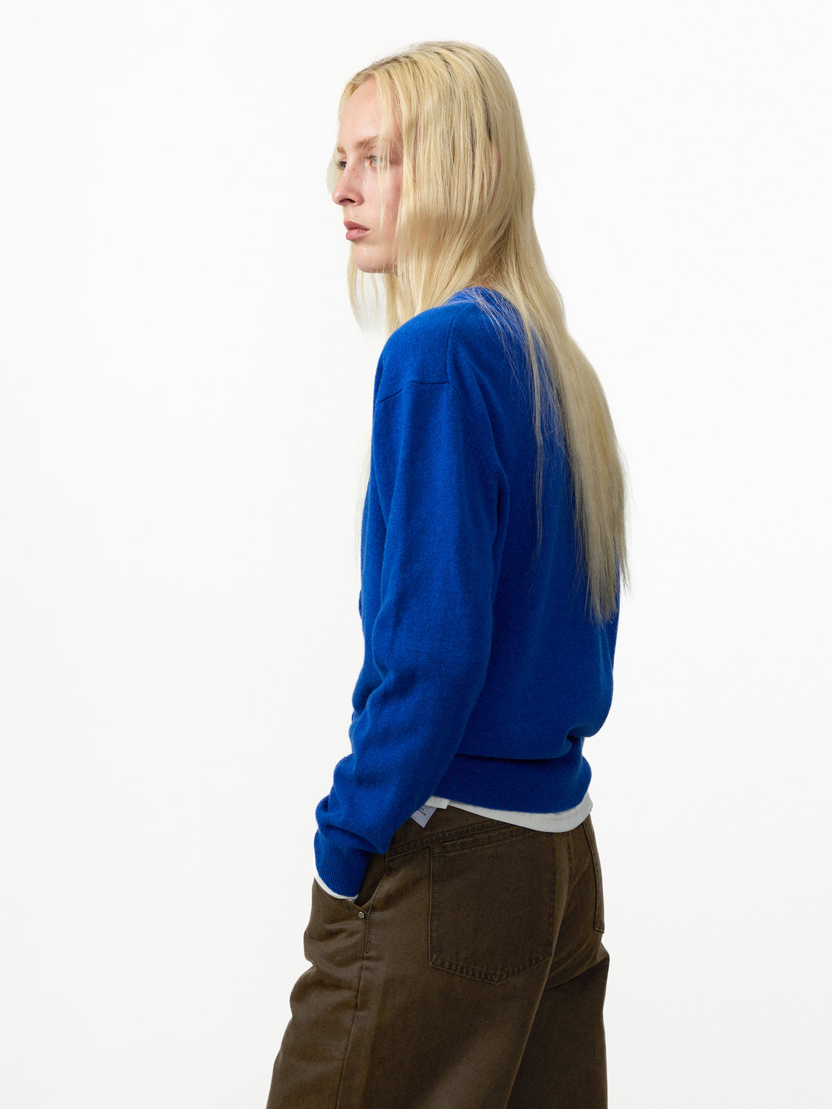 CUBIC 100% Wool V Neck Cardigan-6