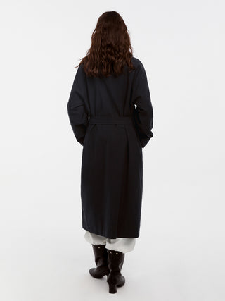 CUBIC Lyocell Classic Long Trench Coat