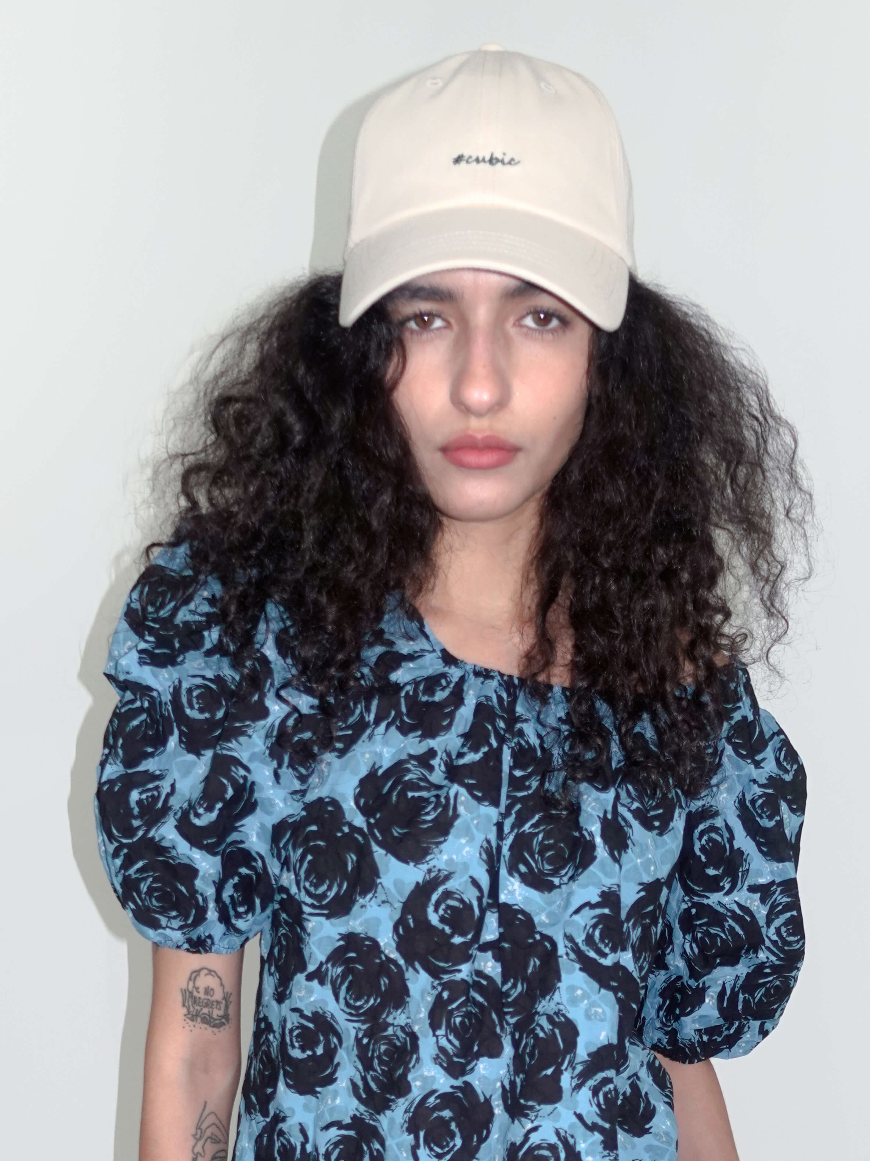 CUBIC Embroidered Solid Color Baseball Cap-14