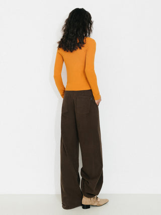 Layered Look Halter Neck Slim-Fit Knit Cardigan