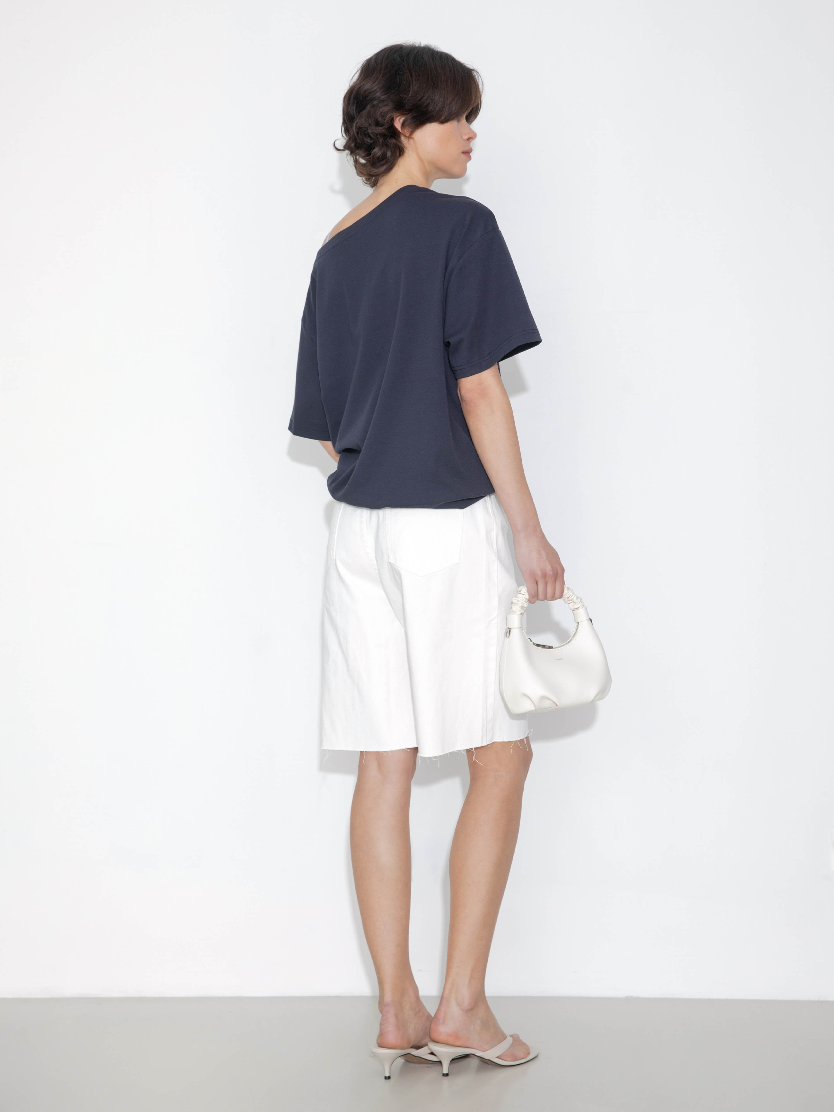 C by CUBIC Embroidered Off-Shoulder T-Shirt-7