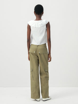 CUBIC 100% Cotton Casual Cargo Pants