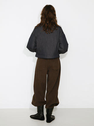 Removable Fur Collar High Neck Down Coat