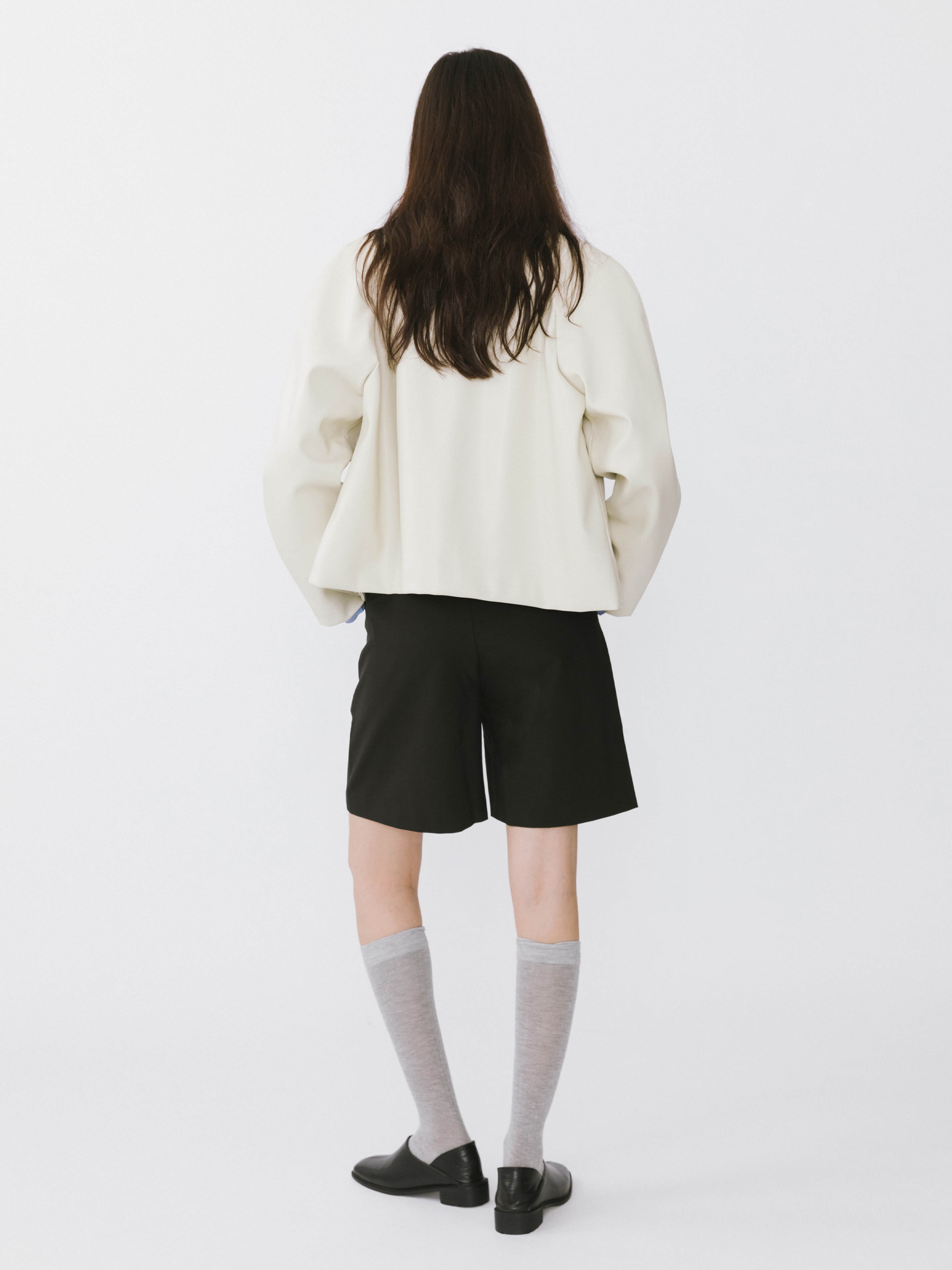Oversized Faux Leather Jacket-6