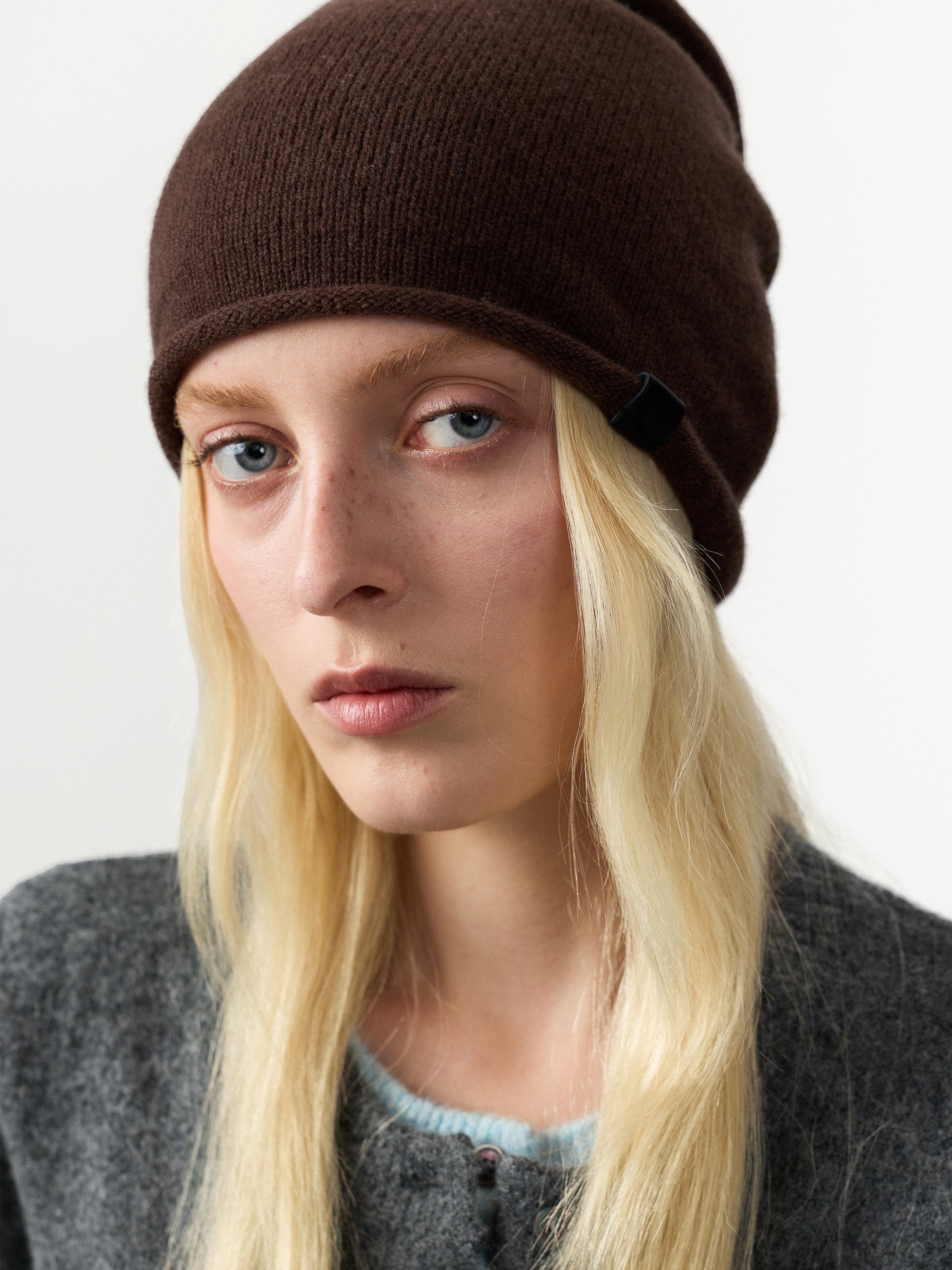 CUBIC 100% Wool Knit Beanie-6