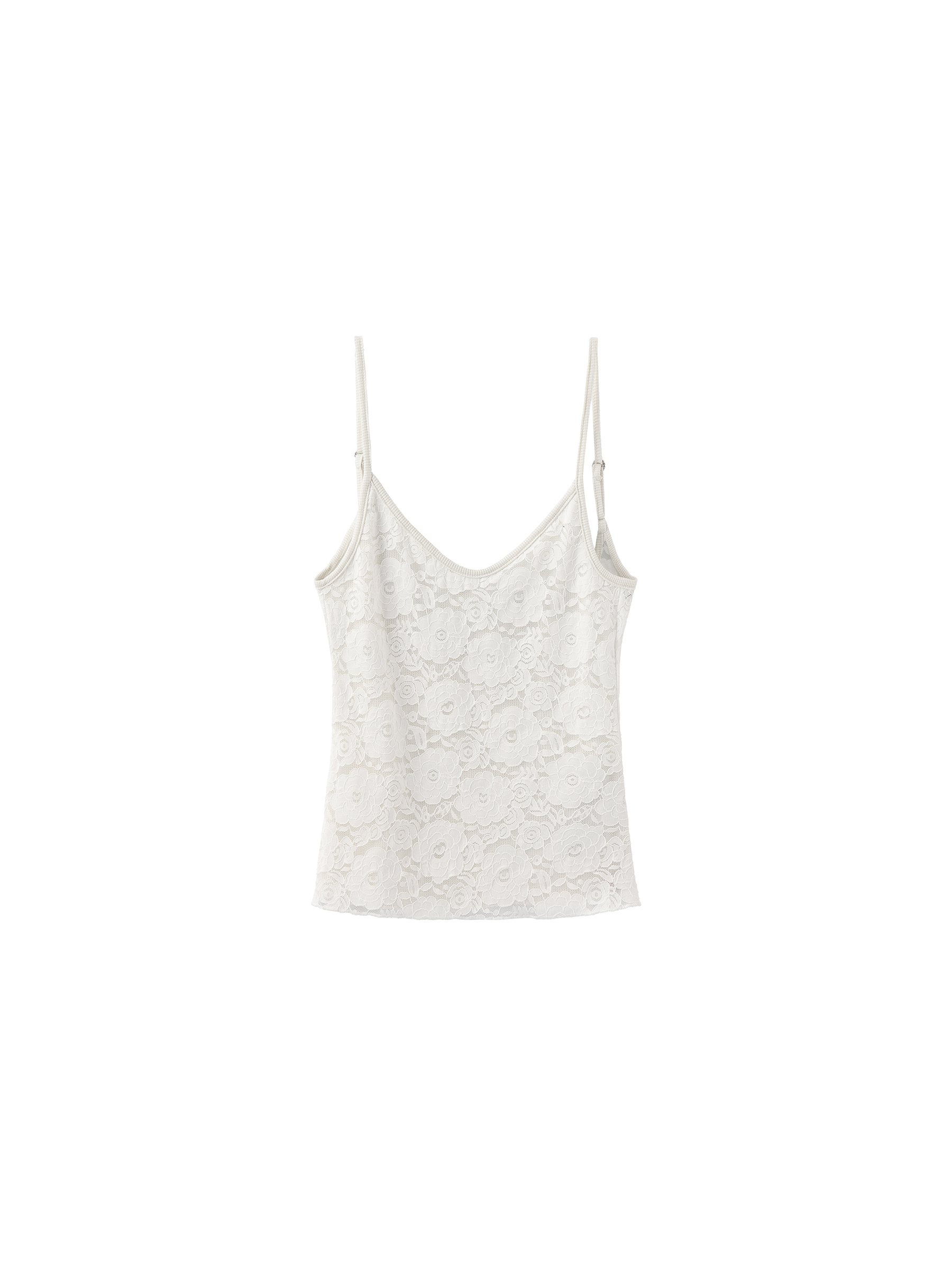 Lace Slim-Fit V-Neck Cami Top-7