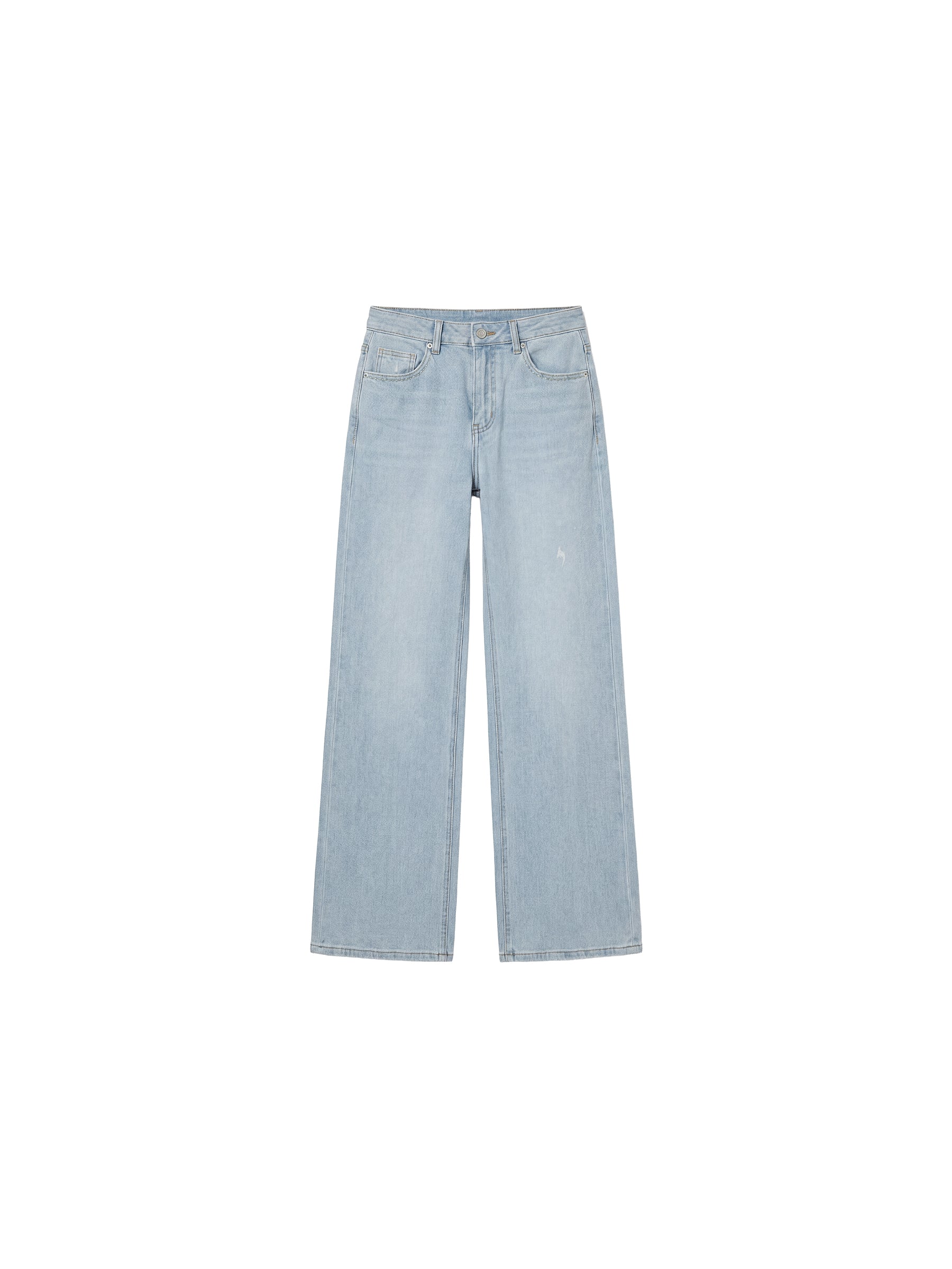 CUBIC High-Rise Straight-Leg Jeans-7