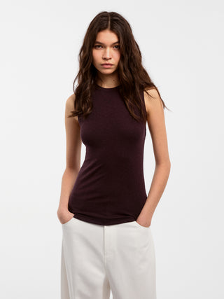 CUBIC Lyocell Striped Linen Vest