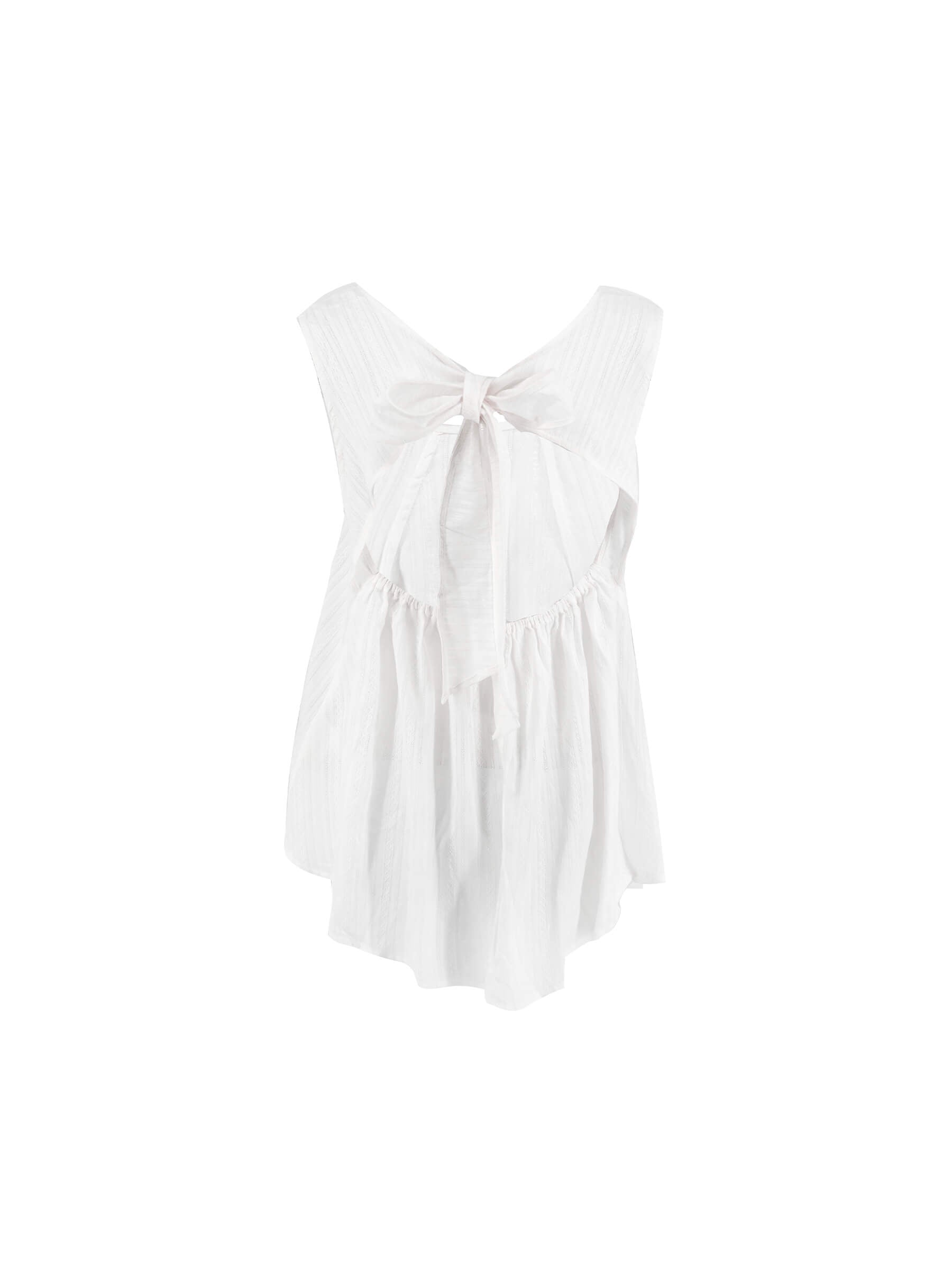 Flared Open Back Sleeveless Top-8