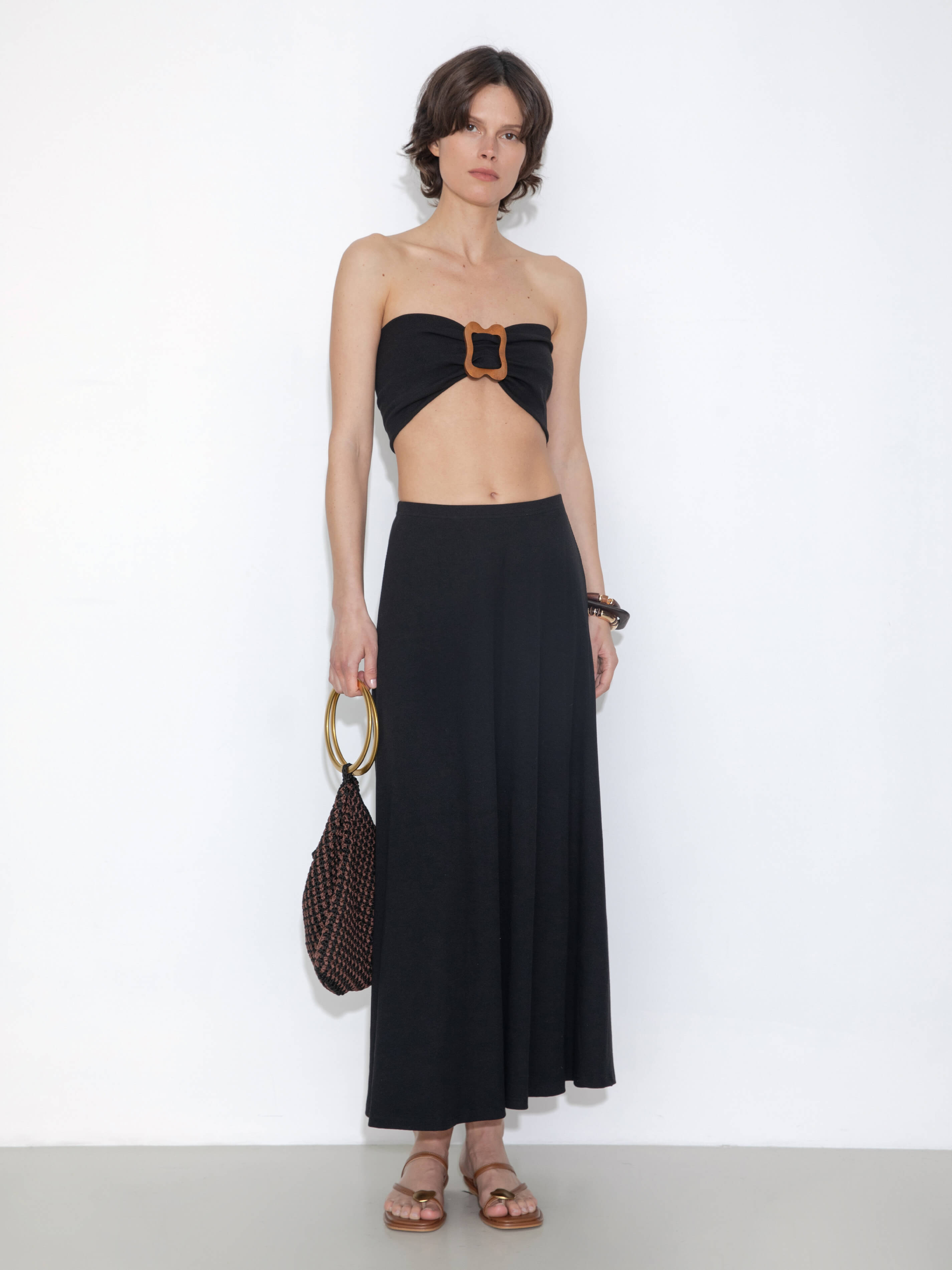 Convertible Strapless A-Line Dress & Skirt-2