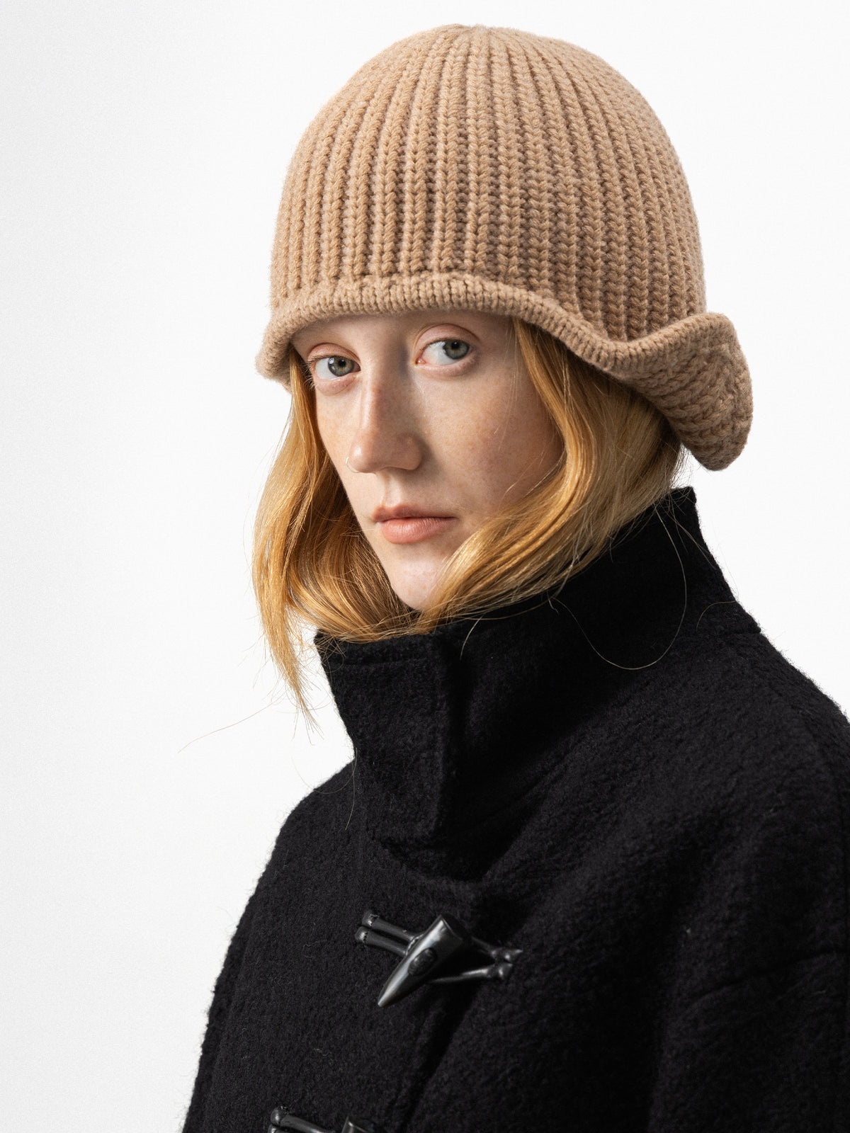 CUBIC Convertible Ribbed Knit Aviator Hat-7