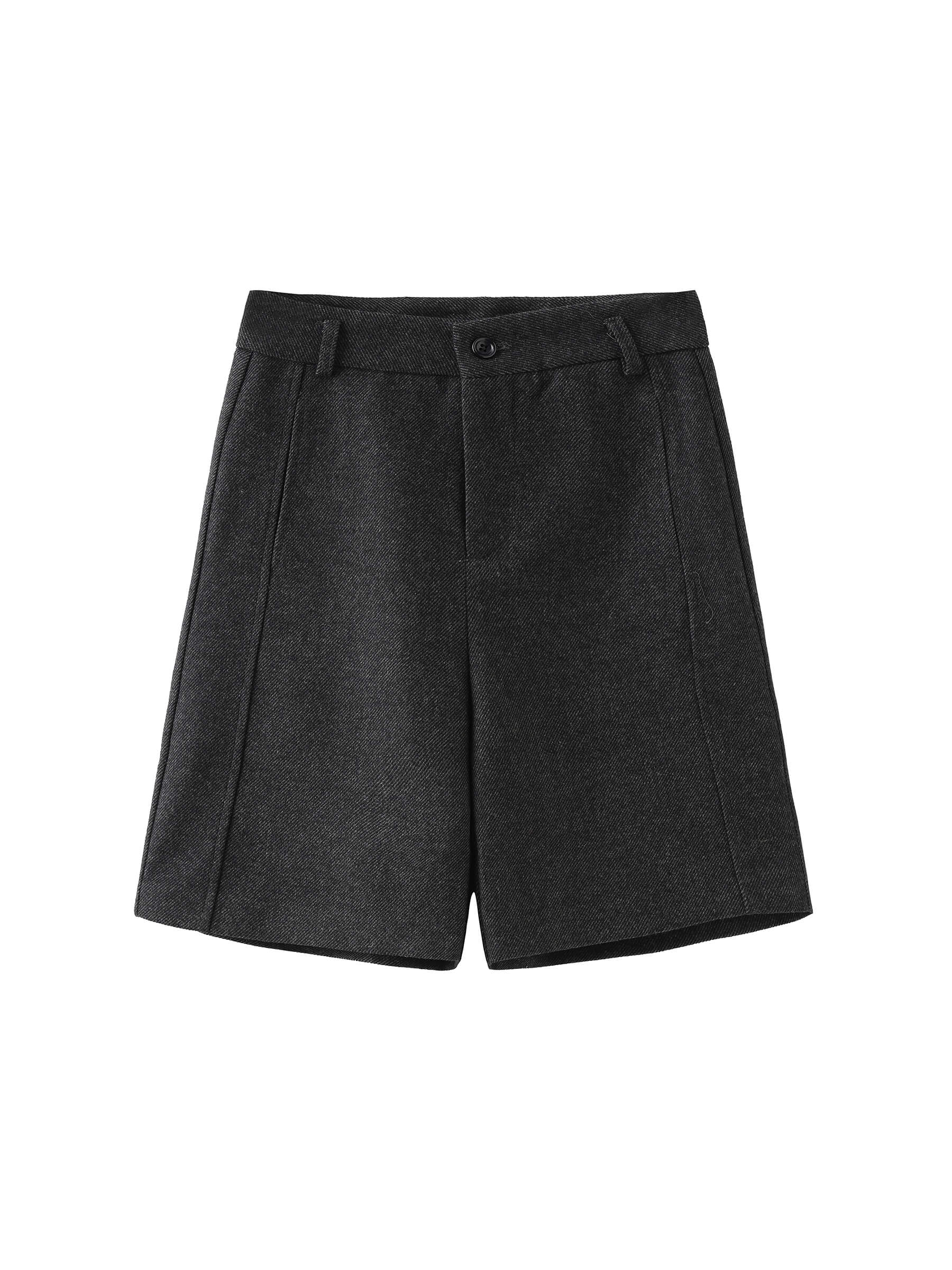 Virgin Wool Cargo Shorts-8