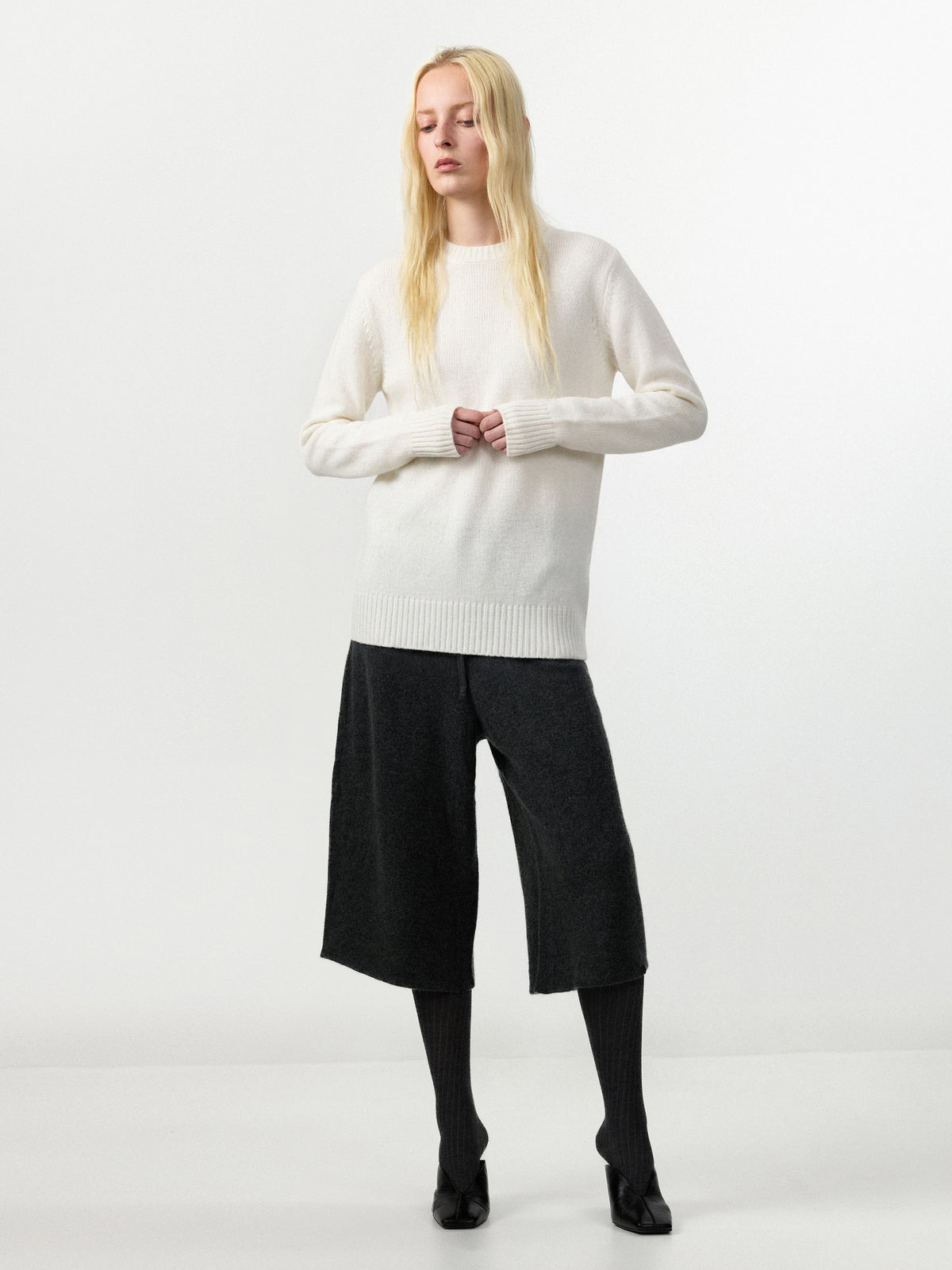 CUBIC 100% Wool Relaxed‑Fit Sweater-7