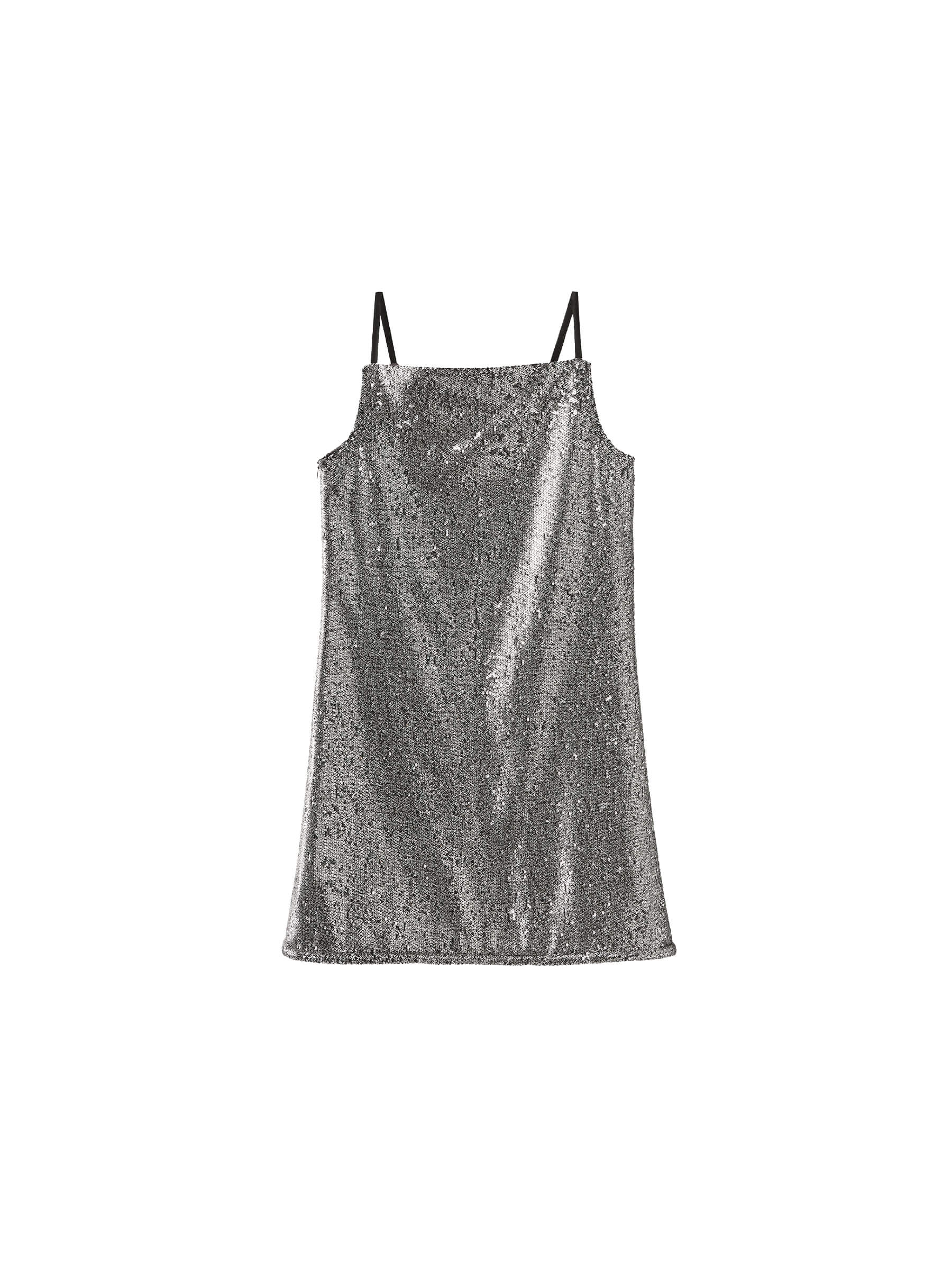 Silver Space Sling Dress-8