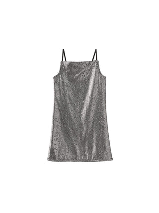 Silver Space Sling Dress