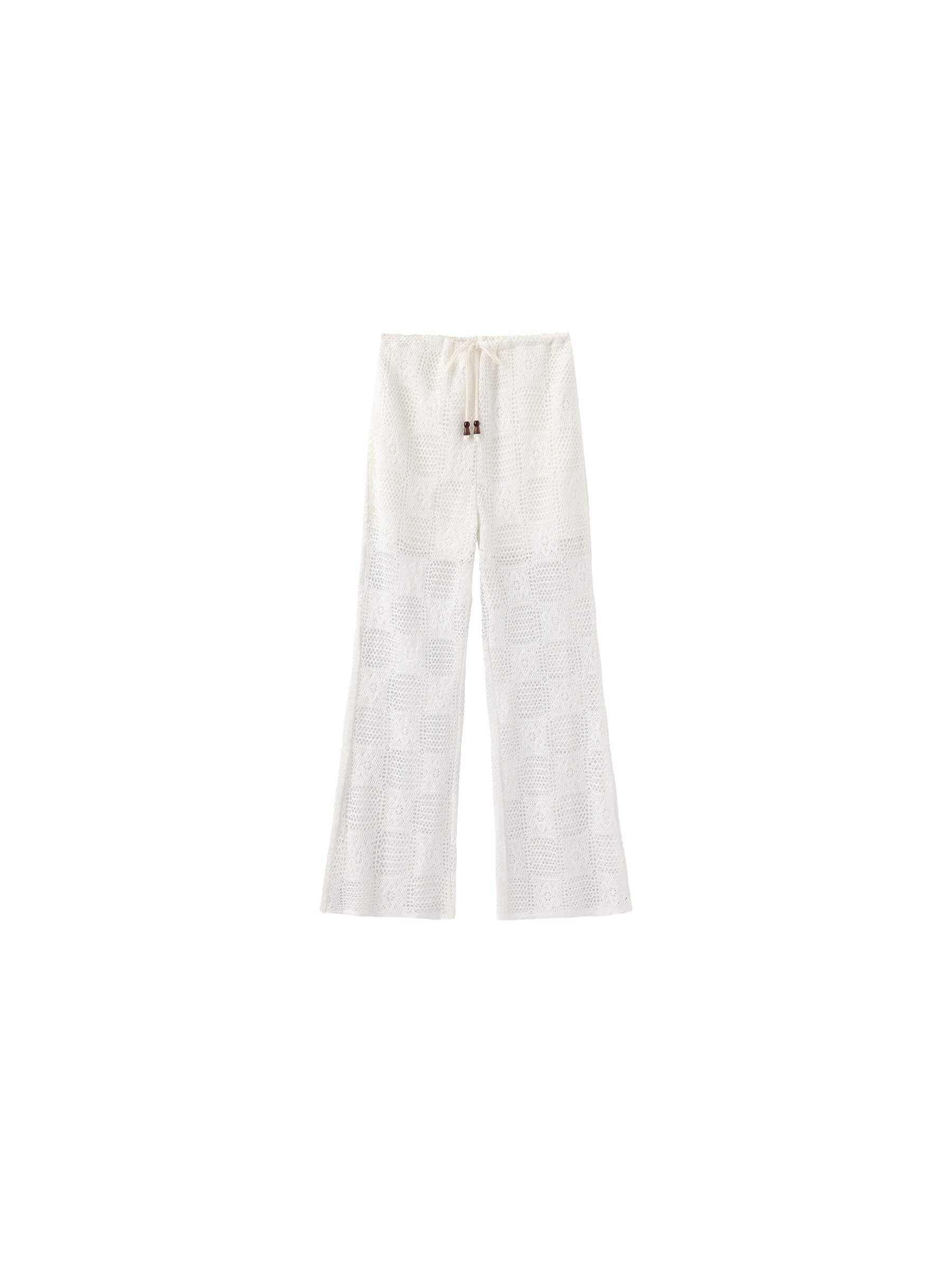 Crochet Knit Hollow-Out Trousers-8