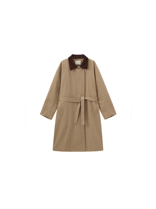 Classic Collared Longline Trench Coat