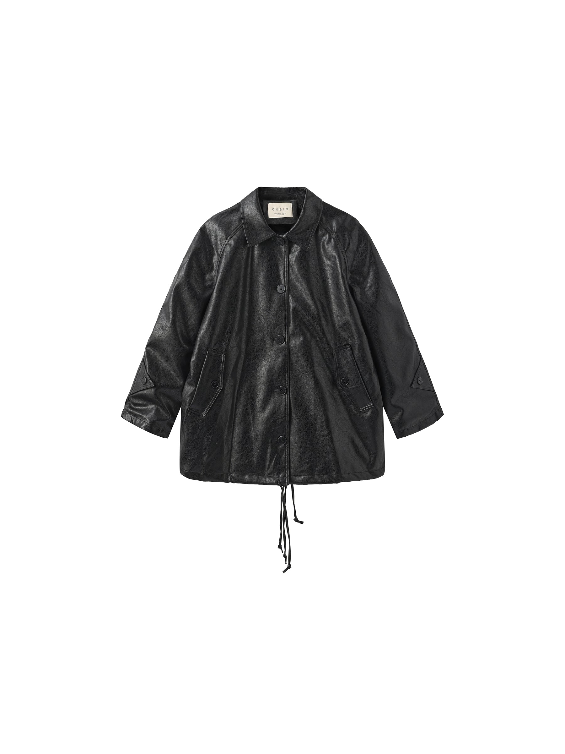 Black Tailored Down Jacket-8