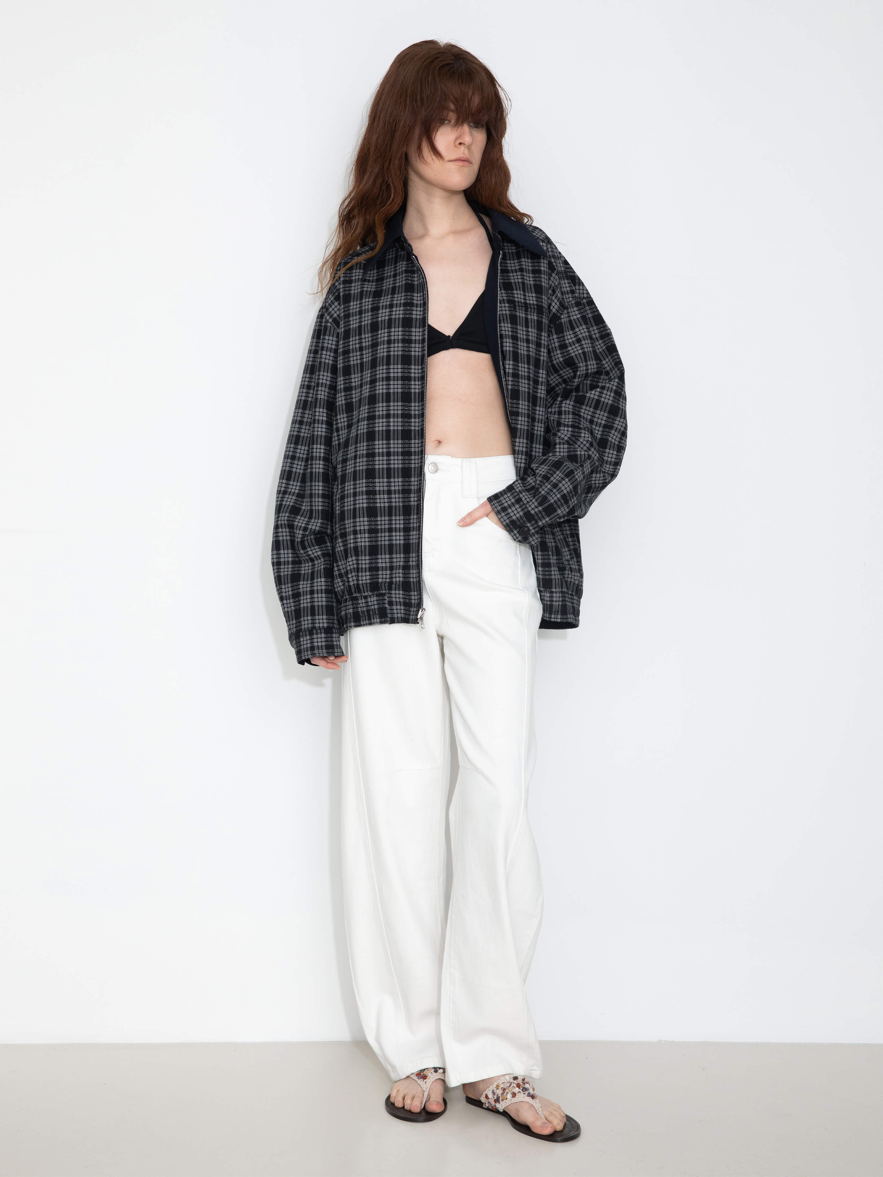 Reversible Jacket with Color-Block Collar-8