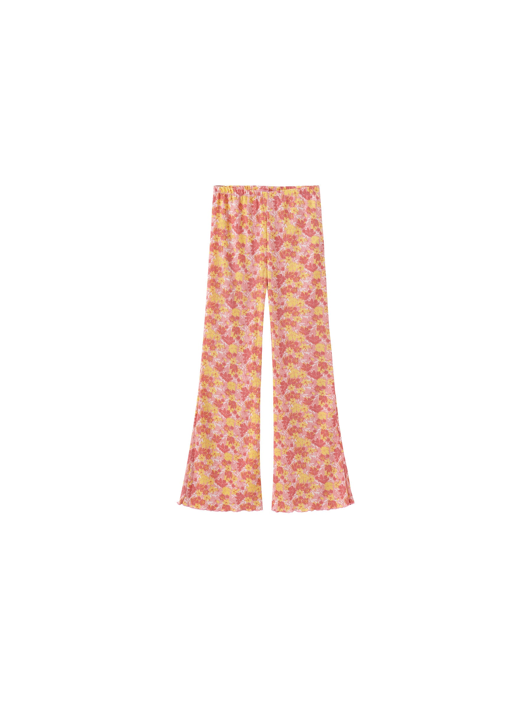 Women Wide Leg Floral Printed Pants-8