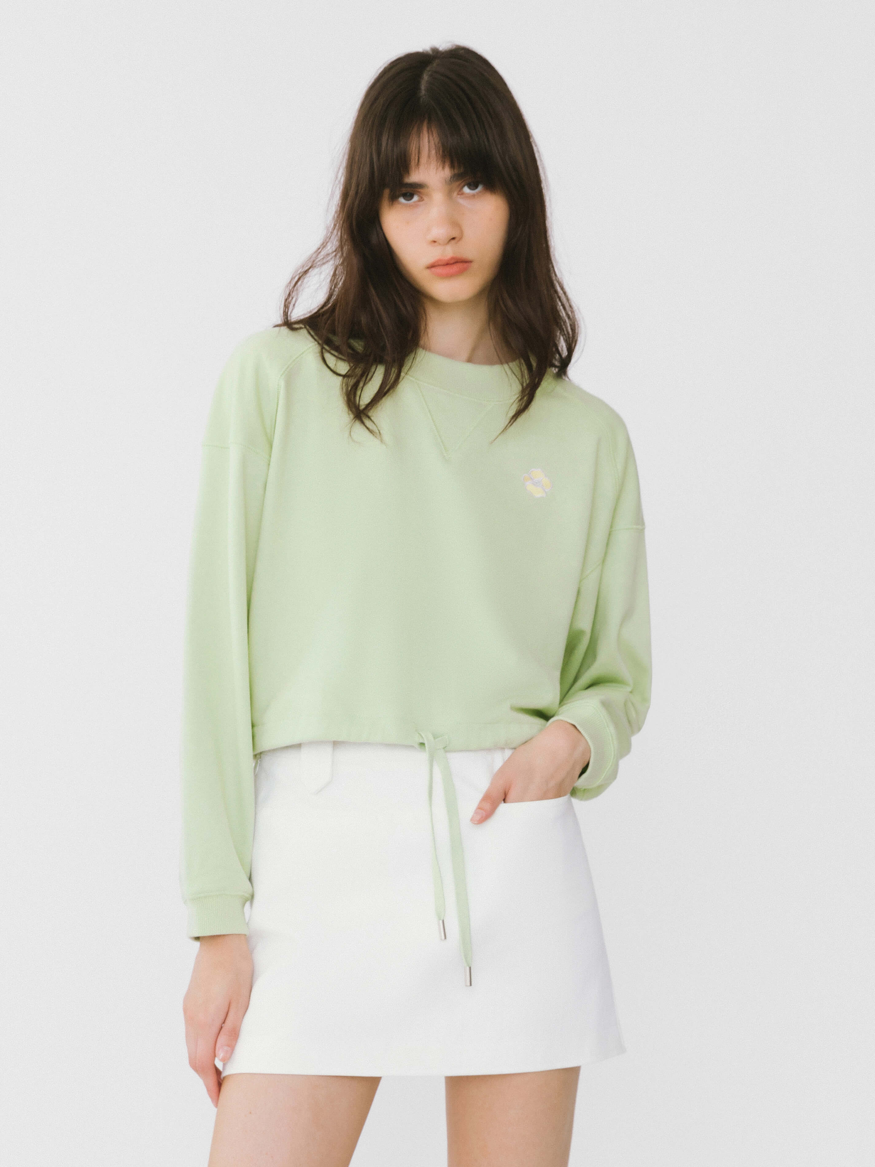 Short Basic Sweatshirt-9