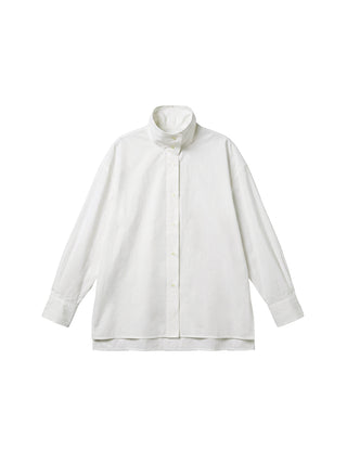 CUBIC Stand Collar Cotton Shirt
