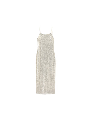 Slim Fit Sequin Sling Dress