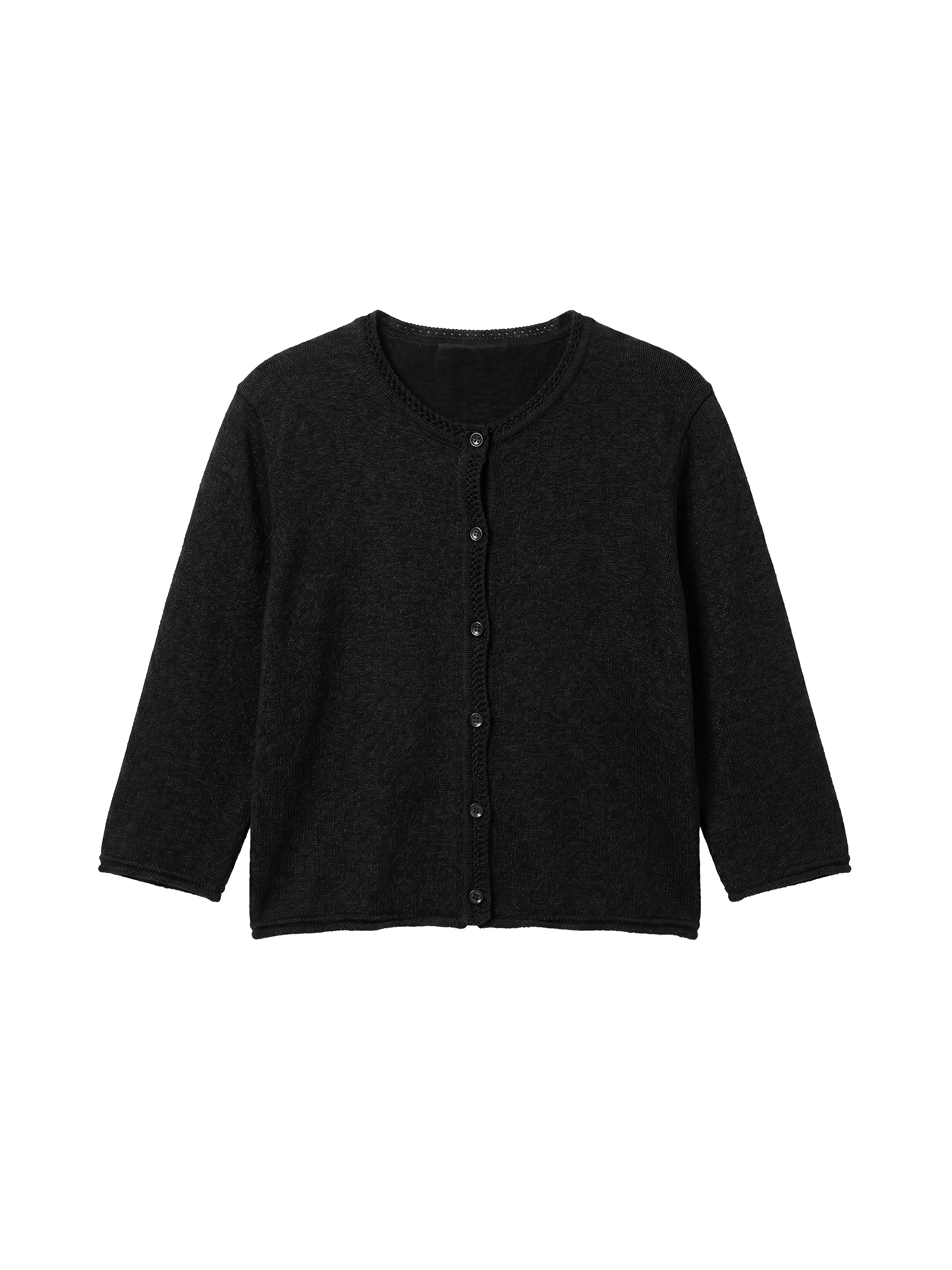 CUBIC Textured Button Knit Cardigan-7