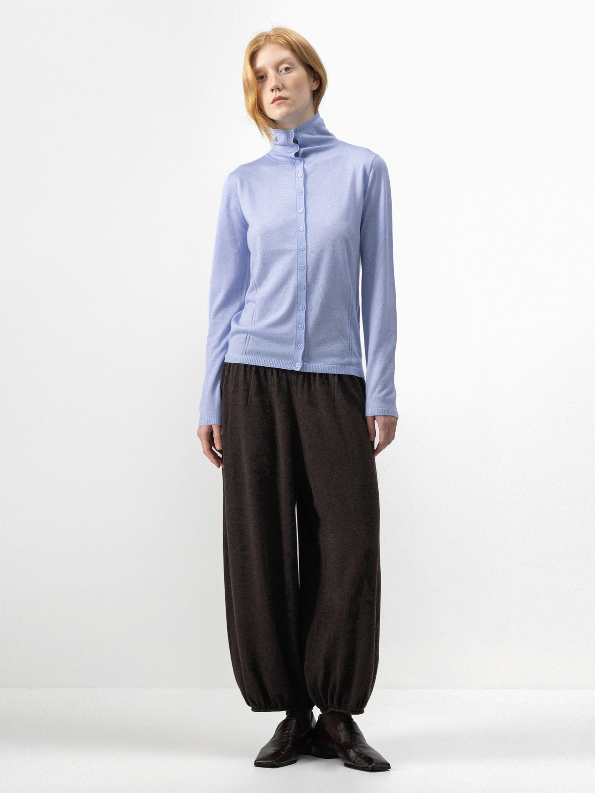 CUBIC Relaxed Knit Balloon Trousers-7
