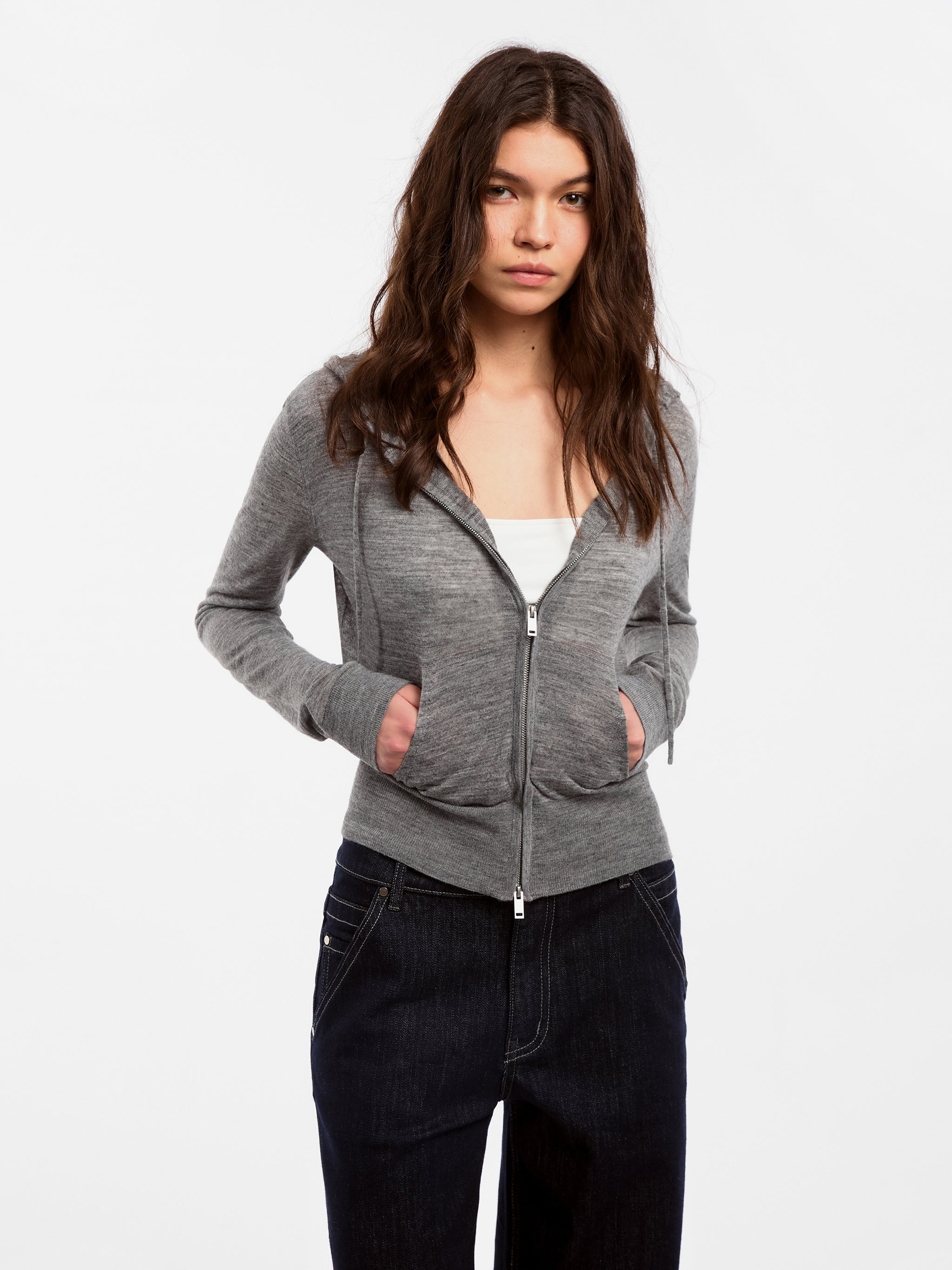 CUBIC Wool Zip-Up Hoodie-7