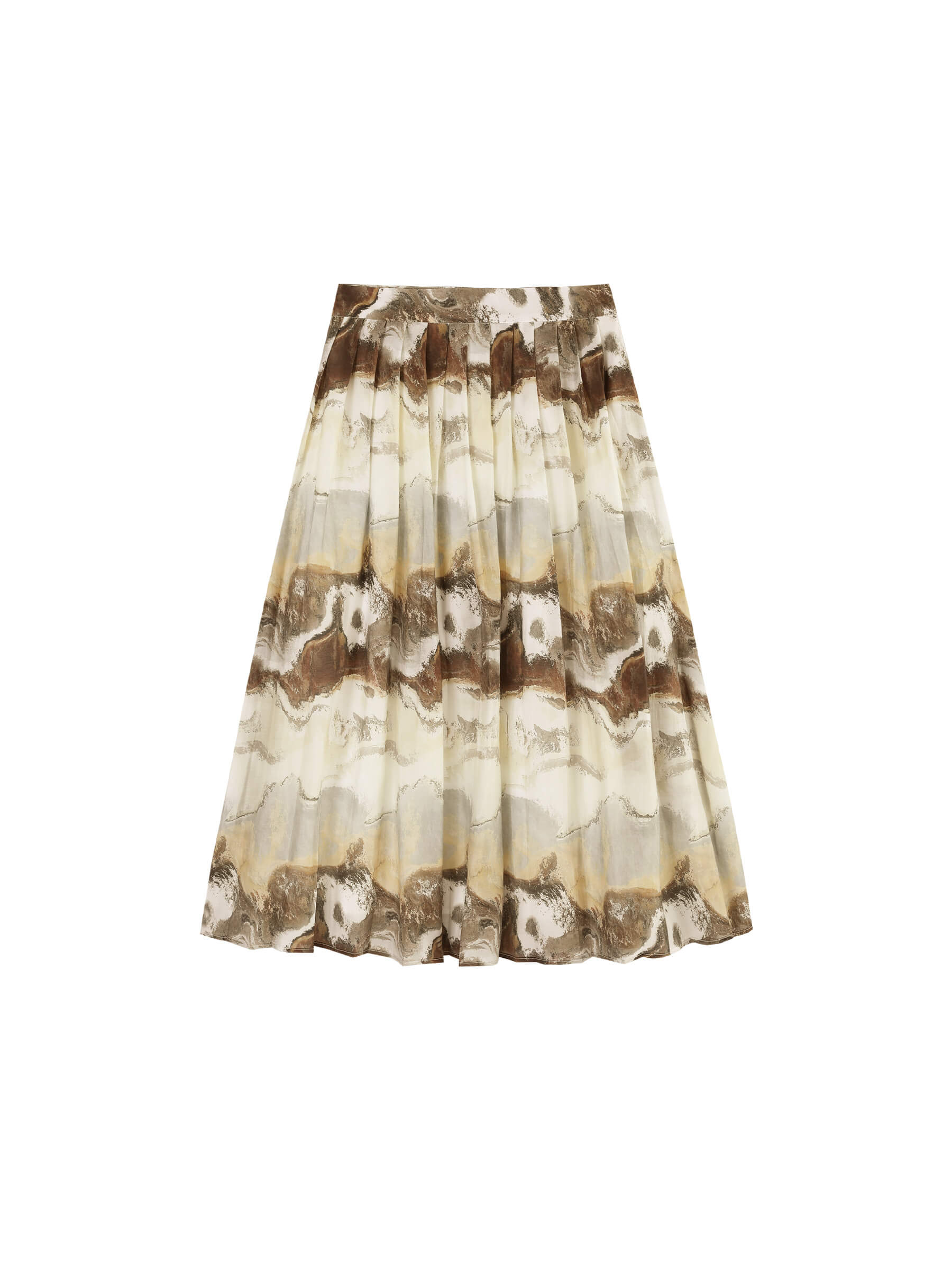 Coast Printed Pleated Skirt-8