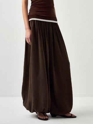 CUBIC Pleated Lantern Pants