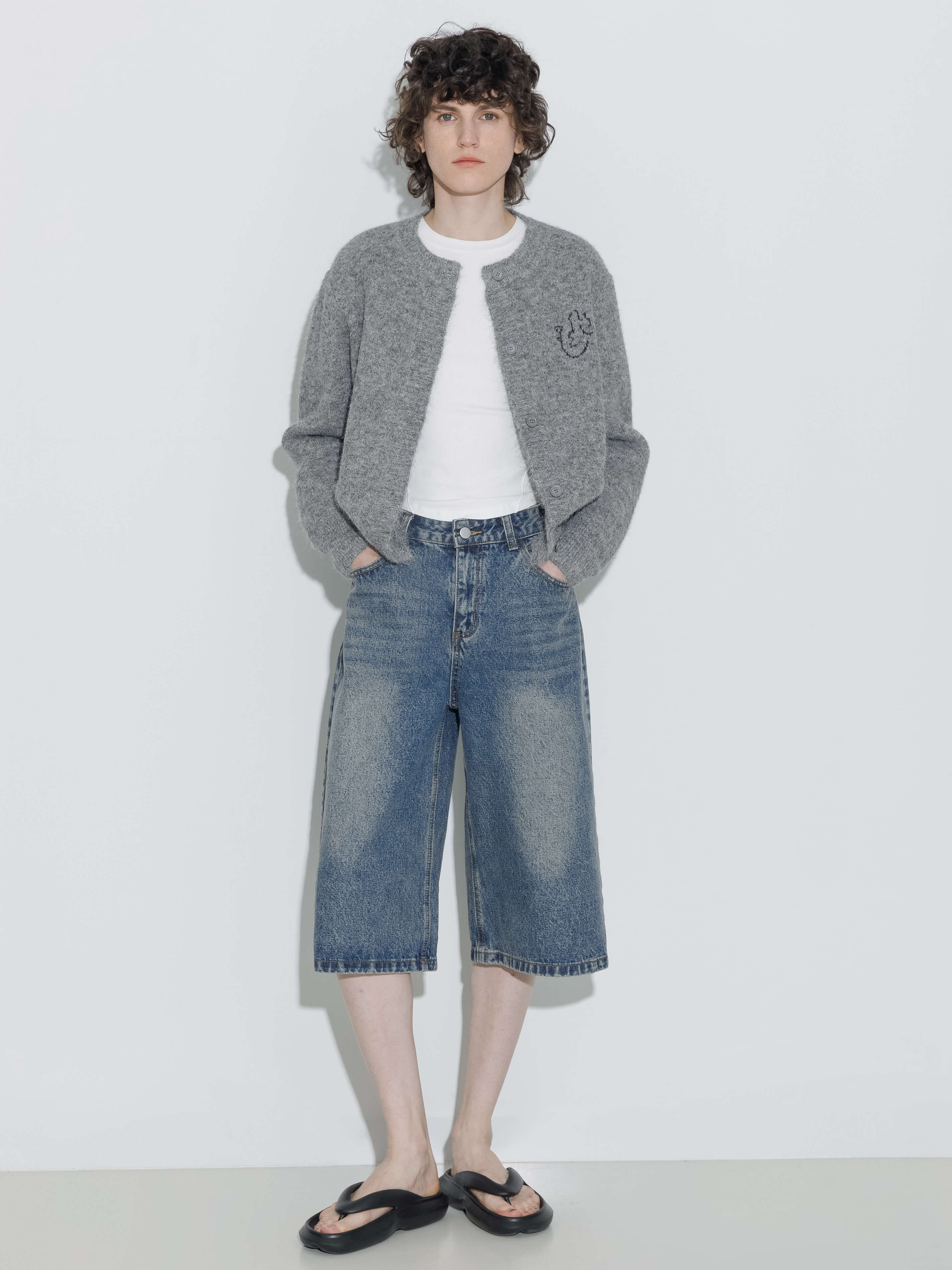 "CUBIC WINE CLUB" Cardigan-7