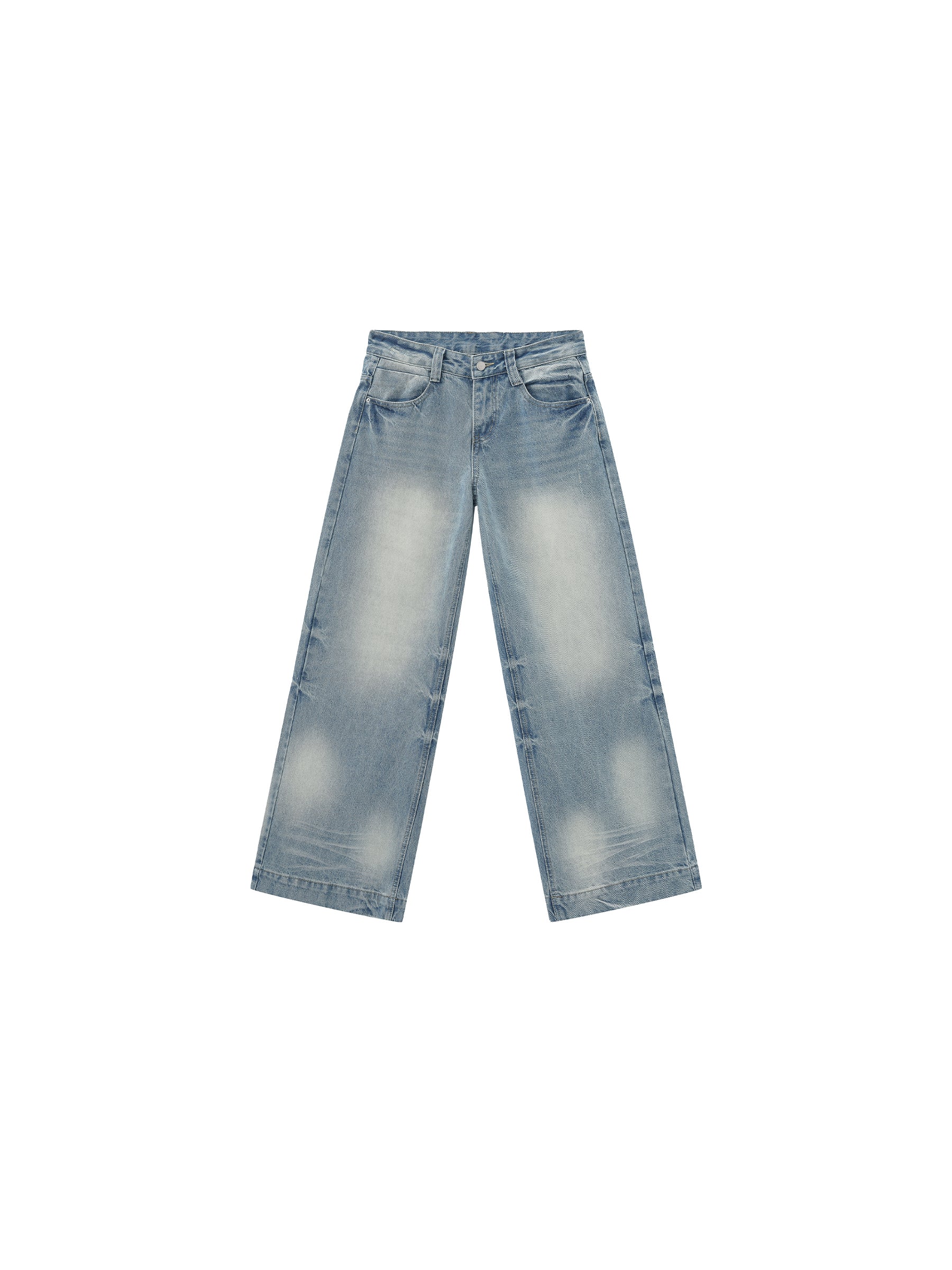 CUBIC Vintage Low-Rise Wide-Leg Jeans-7
