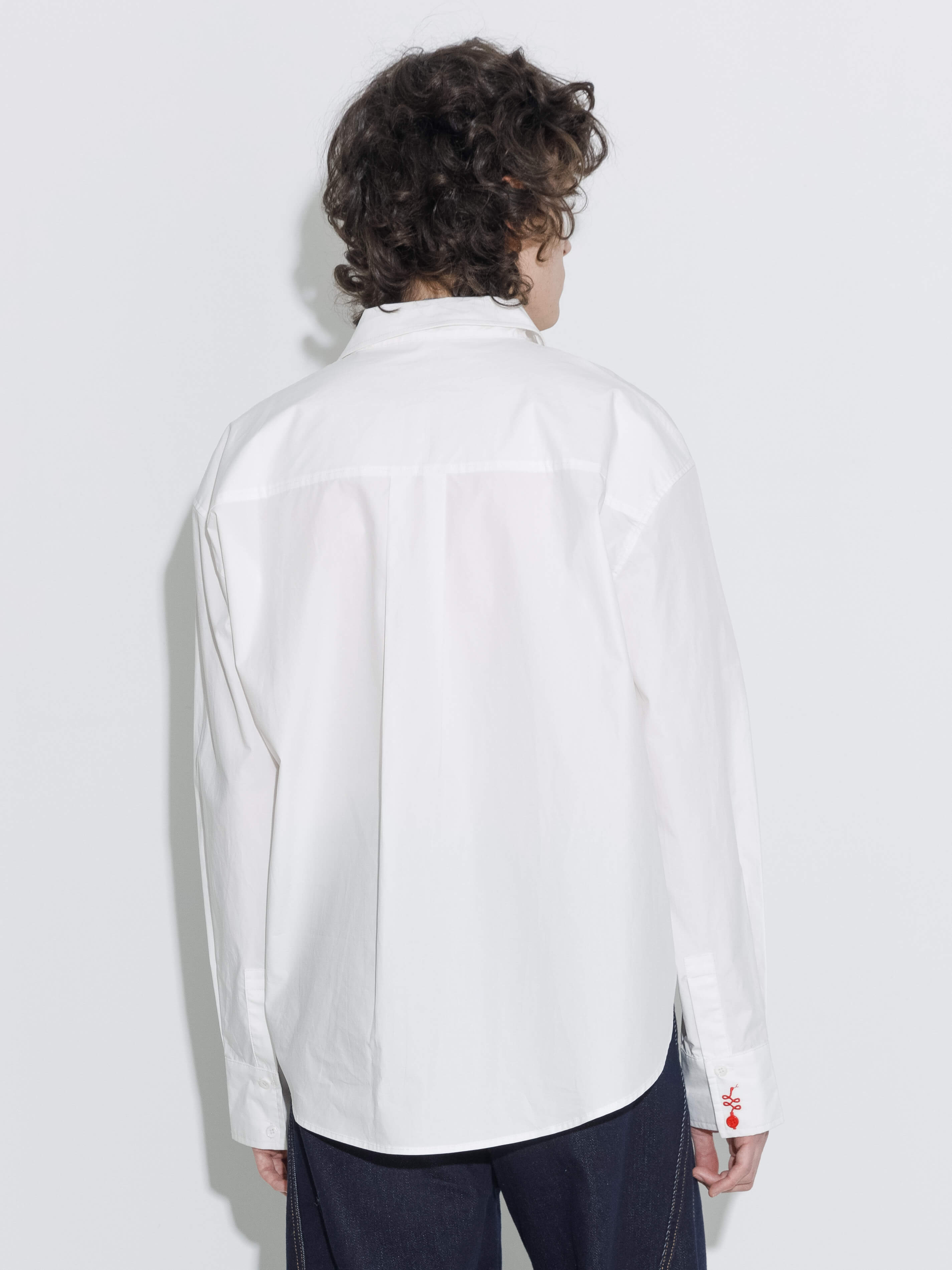 100% Cotton Embroidered Oversized Shirt-9