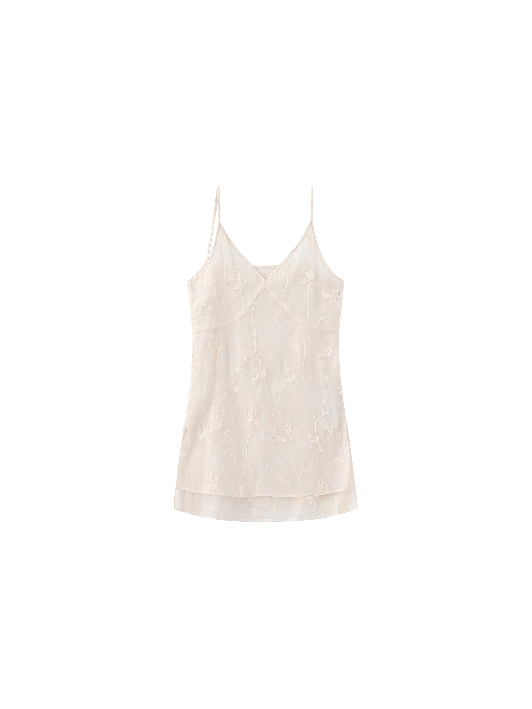 3D Crochet Floral V-Neck Cami Top-7