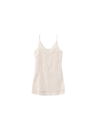 3D Crochet Floral V-Neck Cami Top