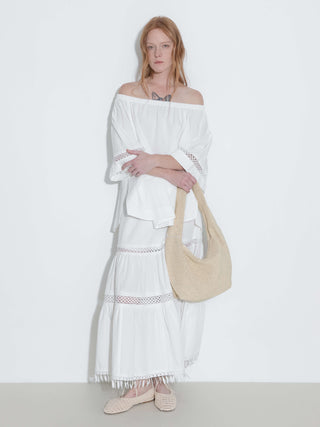 Off-Shoulder Short Sleeve Top