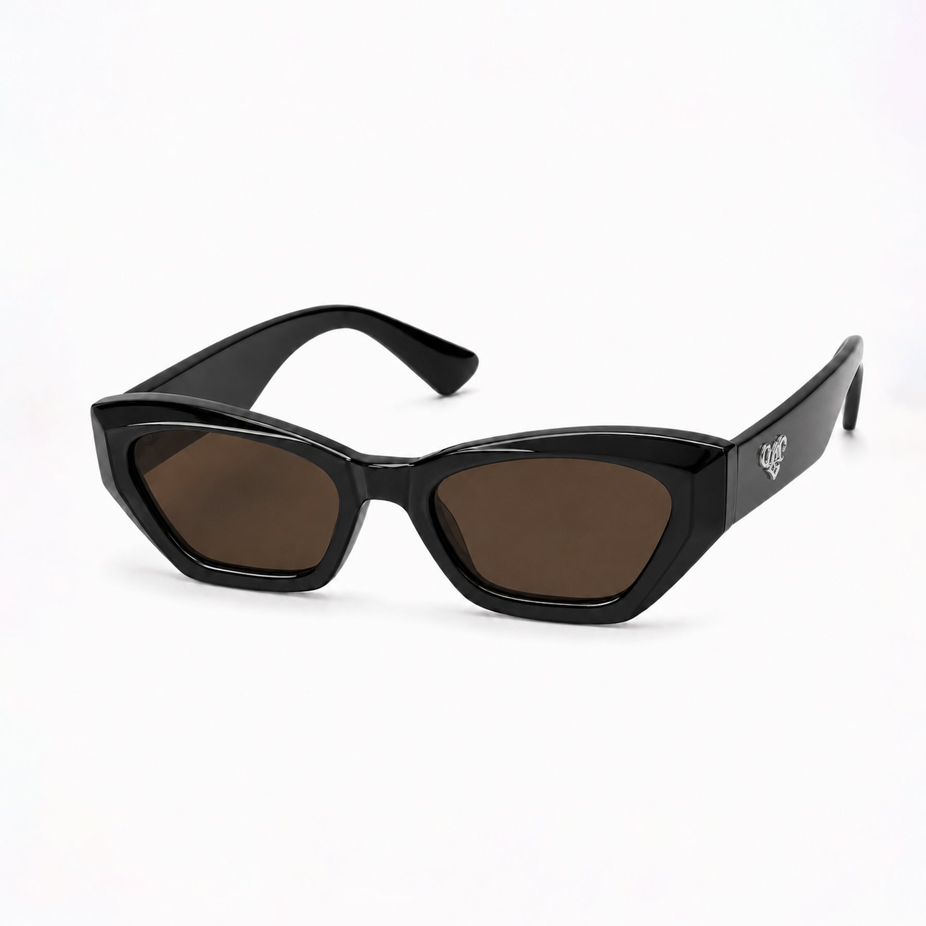Geometric Cat-Eye Sunglasses-7