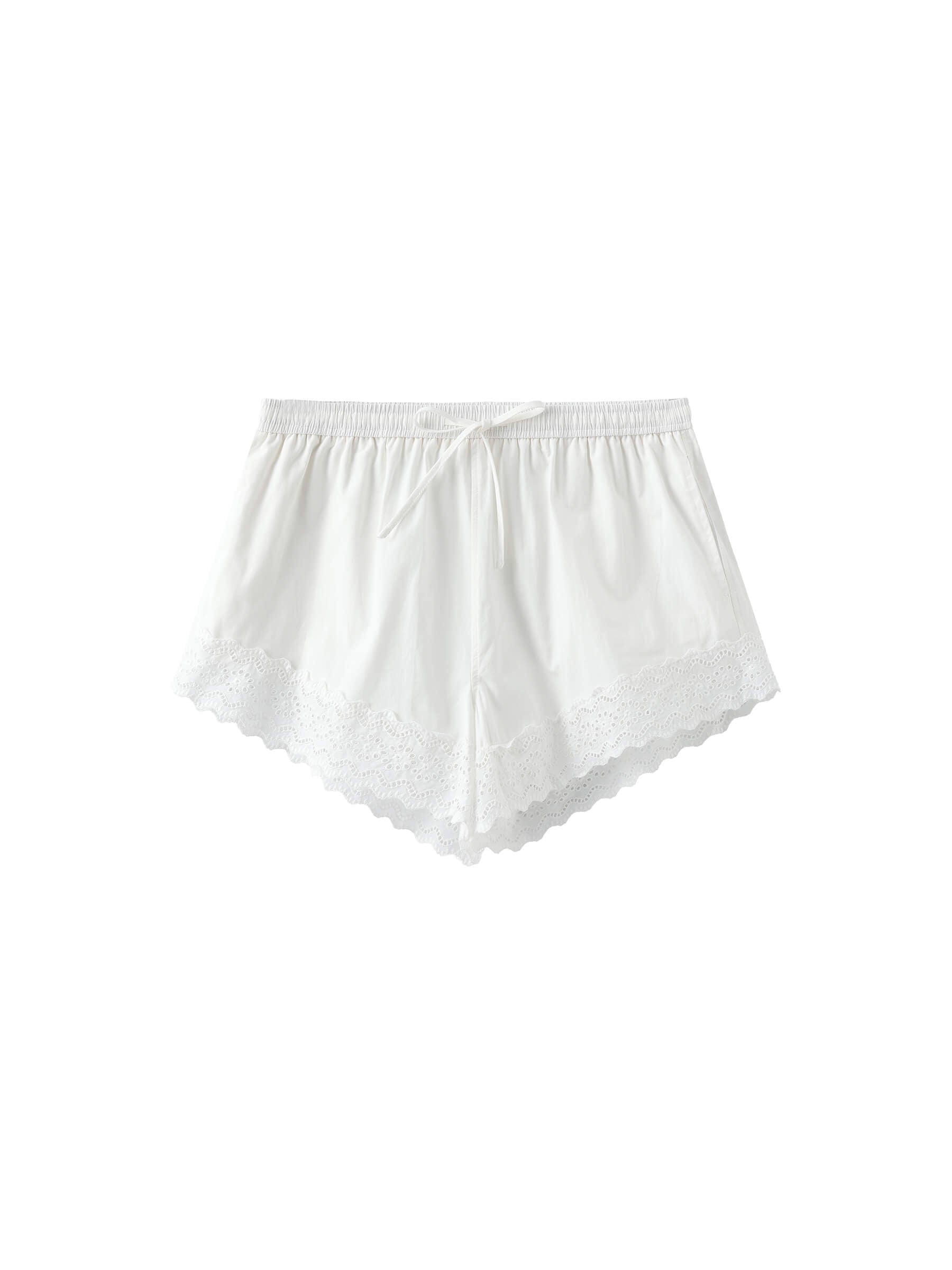 Casual Lace 100% Cotton Shorts-8