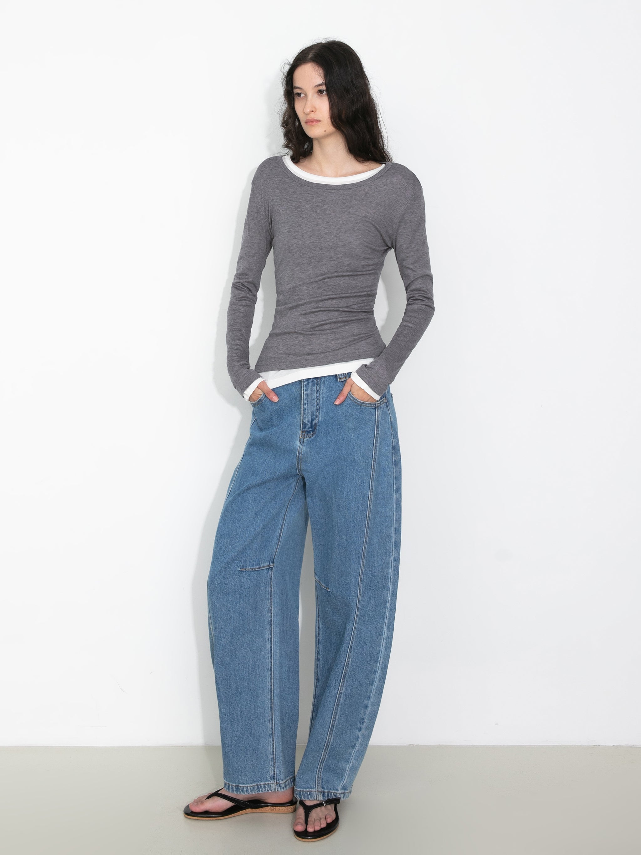 Basic Long-Sleeve Layering Top-8
