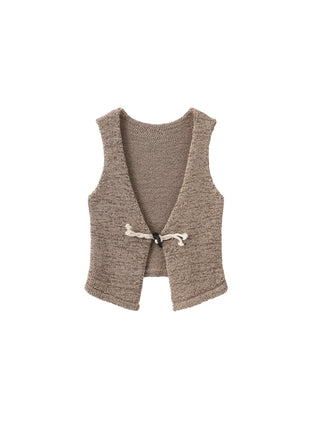 Vintage Toggle Button Knitted Cardigan Vest